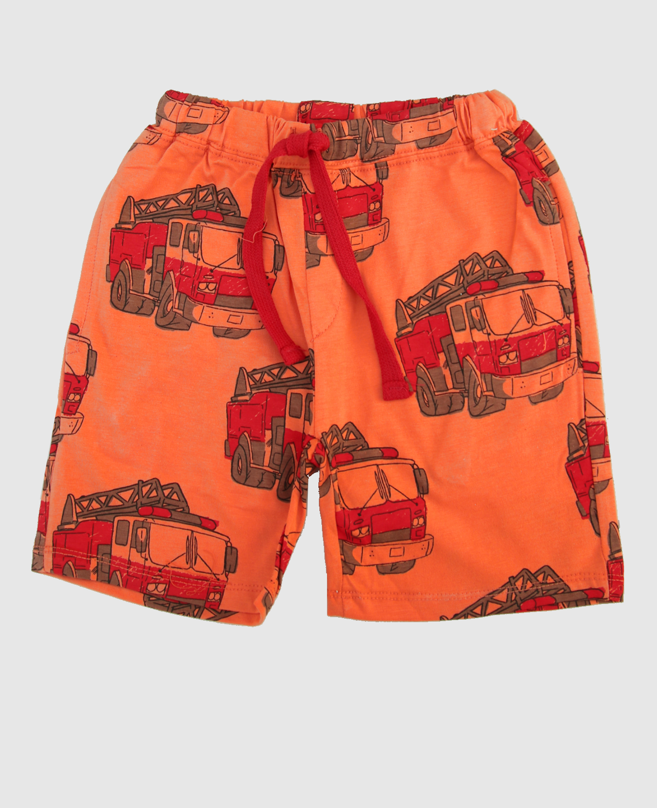 Minnie Craft / Summer boys 2pc soft stretchable cotton printed Fabric Orange T-Shirt & Short