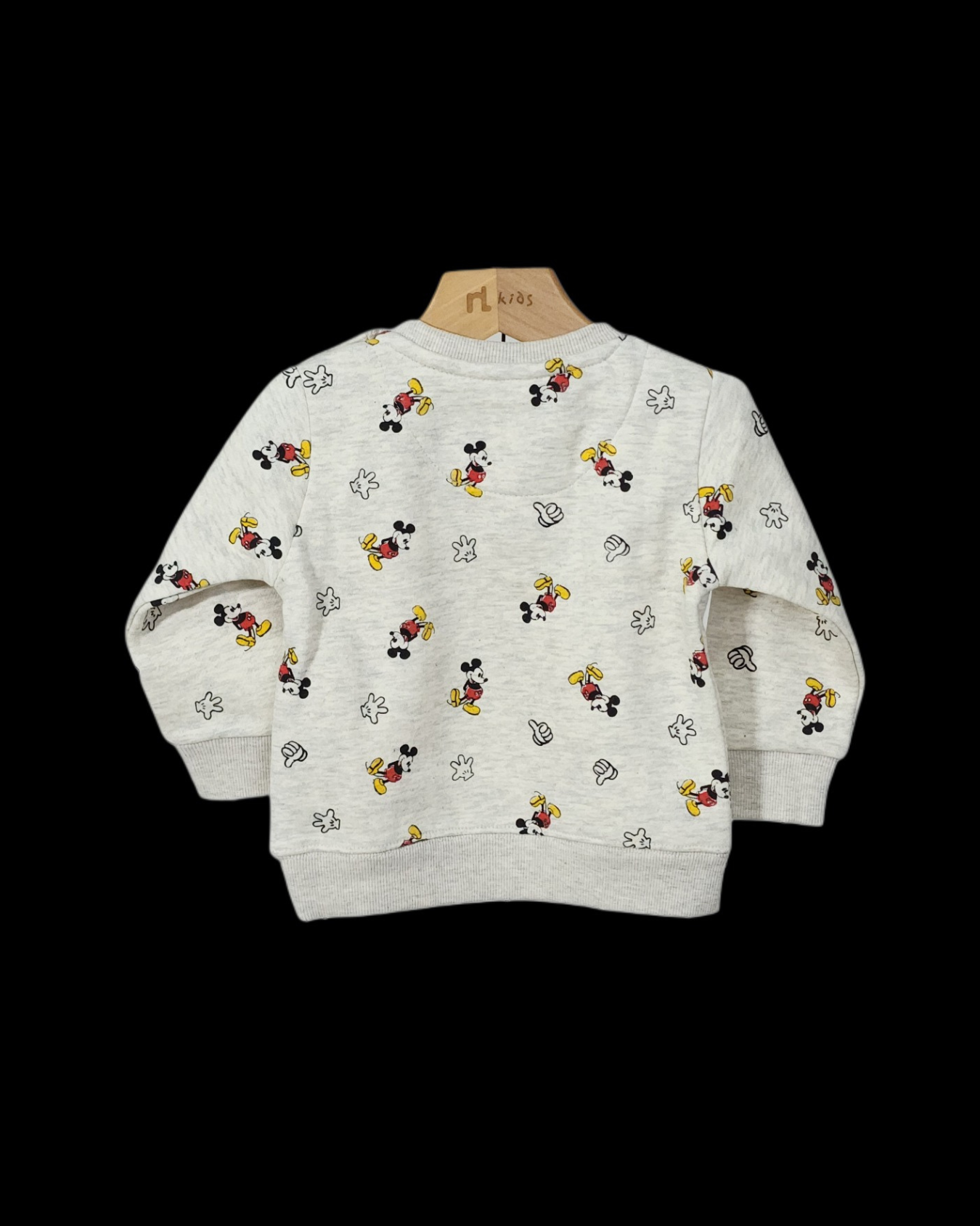 Mars Kids / Infants Mickey Mouse Printed Cotton Fleece Knit Sweat Shirt