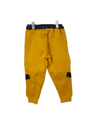 Breakout Kids / Boys Winter Cargo Trouser Cotton Fleece Yellow Mustard Color