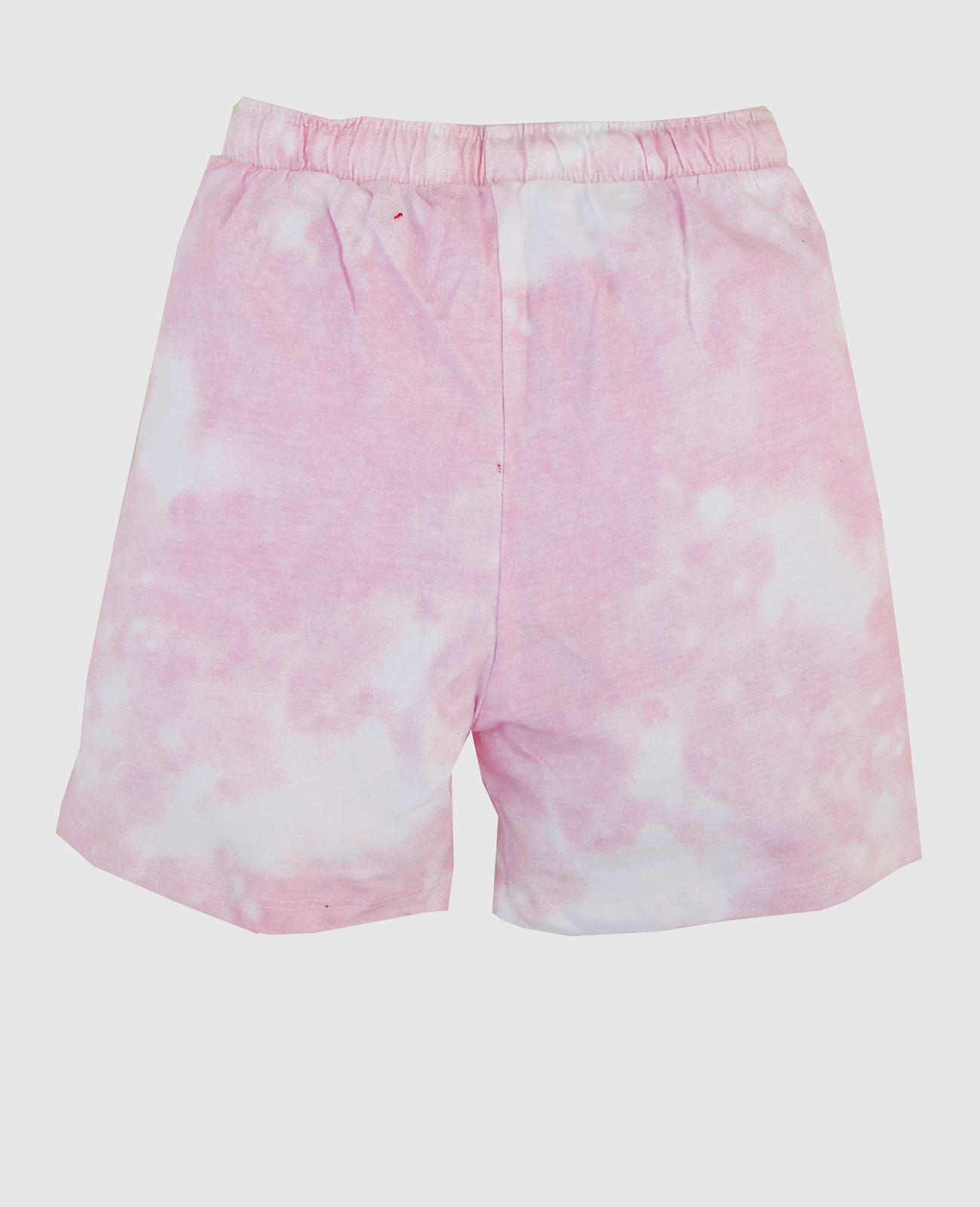 Minnie Minors / Girls Pure Stretchable Cotton Summer Tie & Dye Shorts Pink