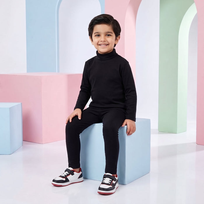 Minnie Minors Winter Soft Black Tights / Unisex