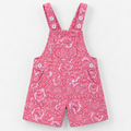 Minnie Craft / Girls Floral Design Front pockets Pink Color Romper