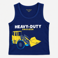 Minnie Minors / 'Heavy Duty' Printed Pure Cotton Vest