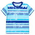 Minnie Craft / Boys 'Tie & Die' Design Soft Stretchable Organic Cotton T-Shirt