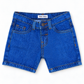 Minnie Minors / Unisex / Blue Soft Denim Shorts / Front & Back Pockets