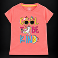 Minnie Craft / Soft Organic Cotton 'Cool Tube Kind' Printed Light Pink T-Shirt