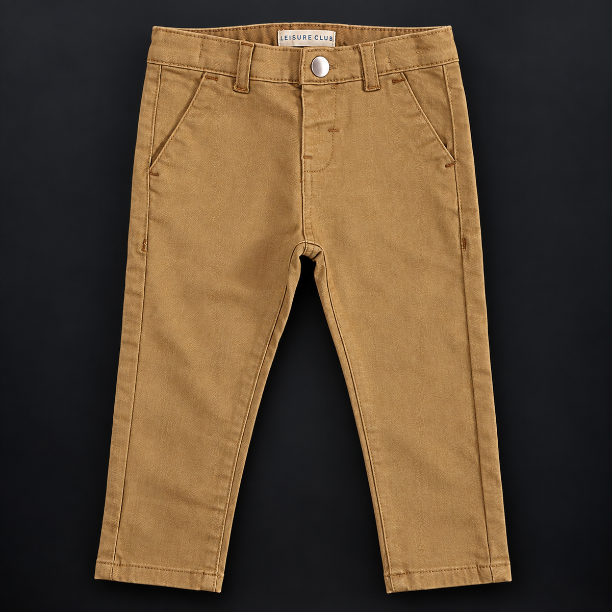 Leisure Club Kids / Unisex Camel color Soft Denim Pant