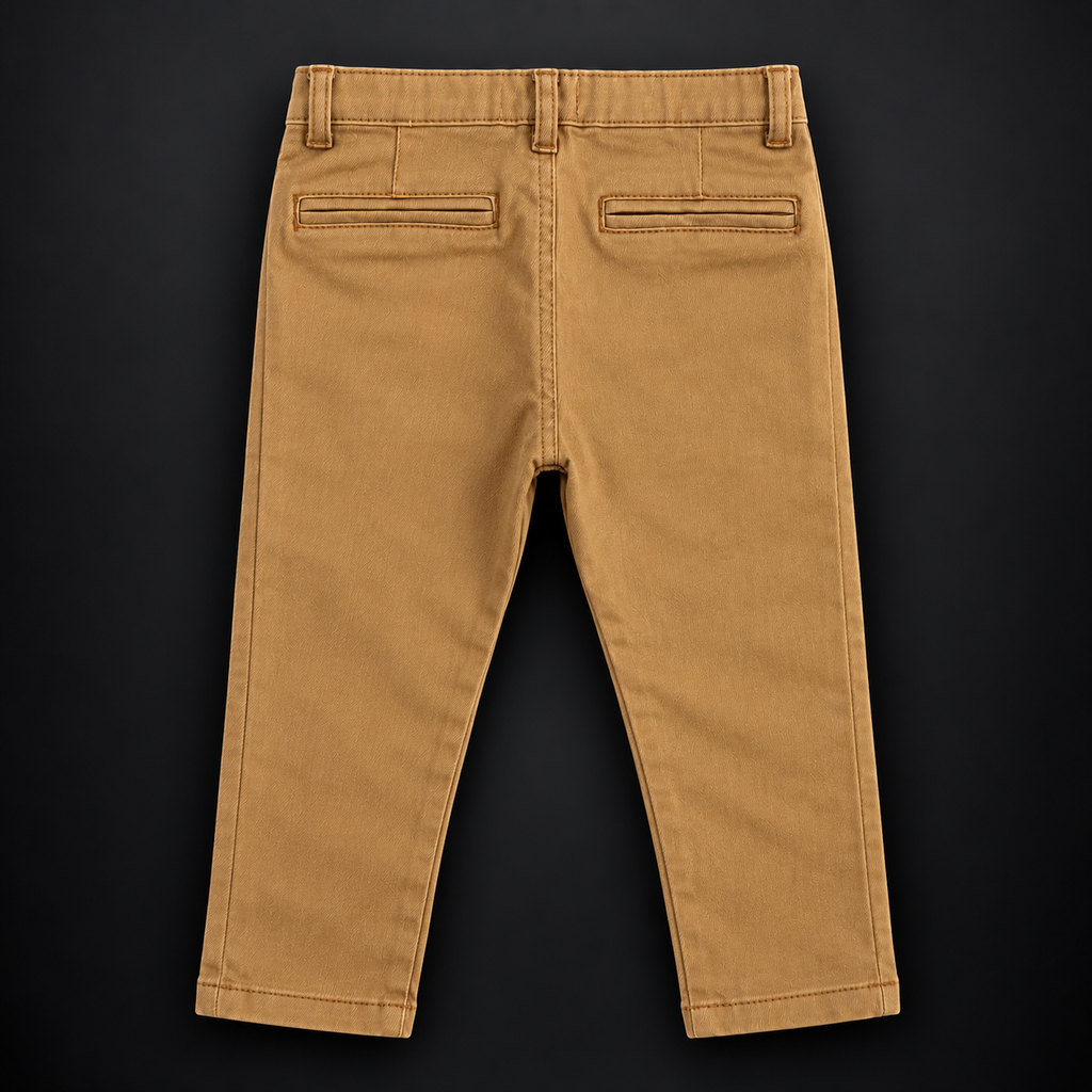 Leisure Club Kids / Unisex Camel color Soft Denim Pant