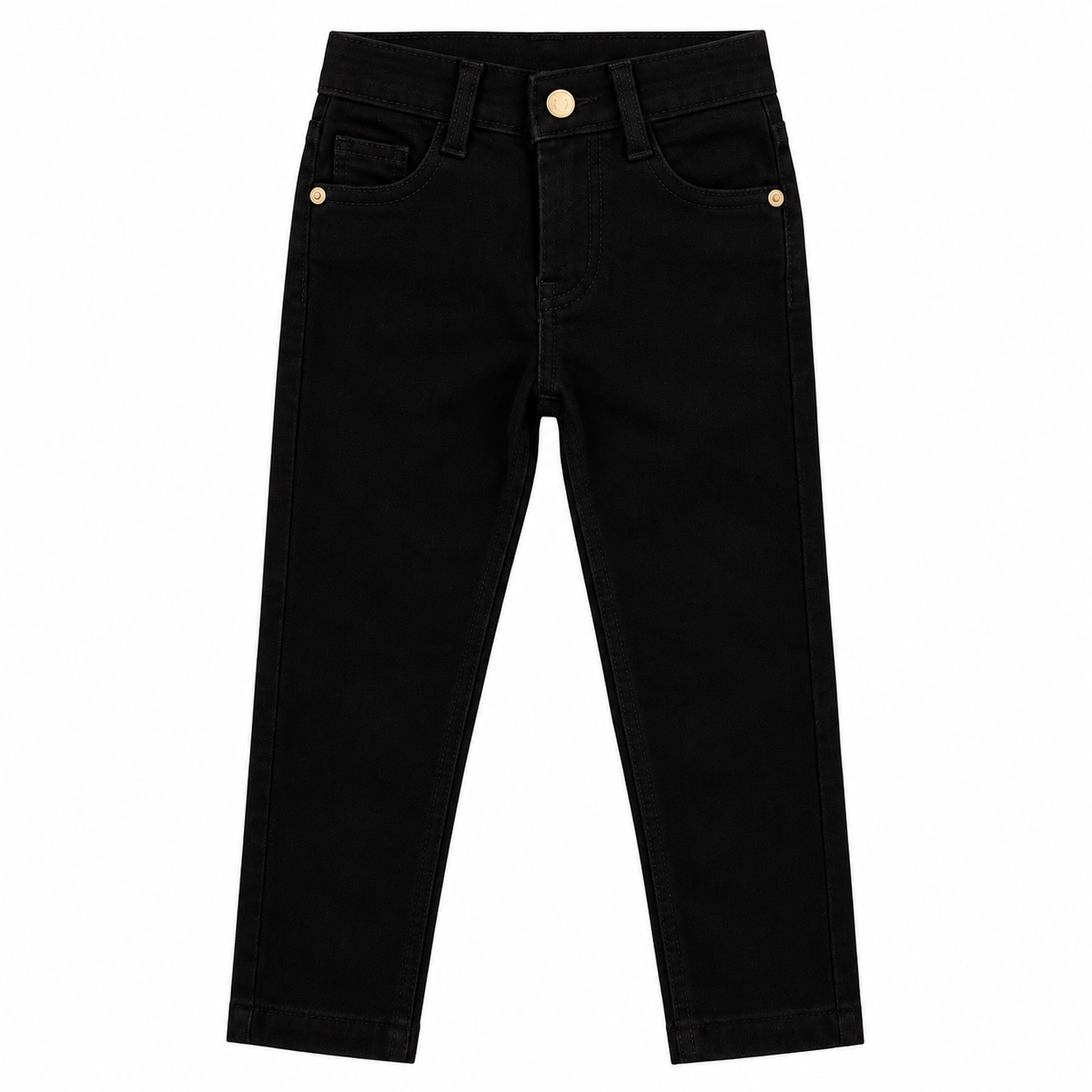 Imported Jet Black Stretchable Jeans
