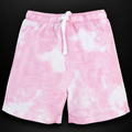 Minnie Minors / Tie & Die Design Soft Organic Cotton Light Pink Shorts