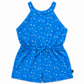 Sapphire / All Over Printed Elegant Design Girls Jumpsuit/Romper