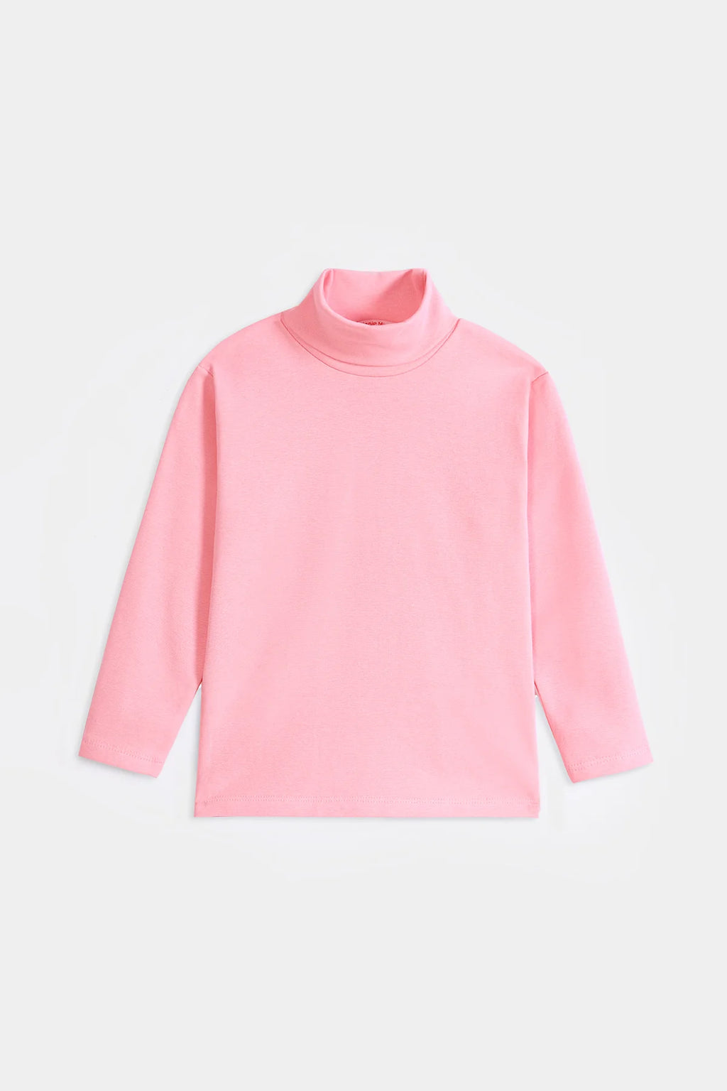 Minnie Minors Girls Soft Light Pink High Neck