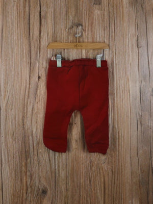 Minnie Minors / Infants Red Color Cotton Knit Trouser Pants