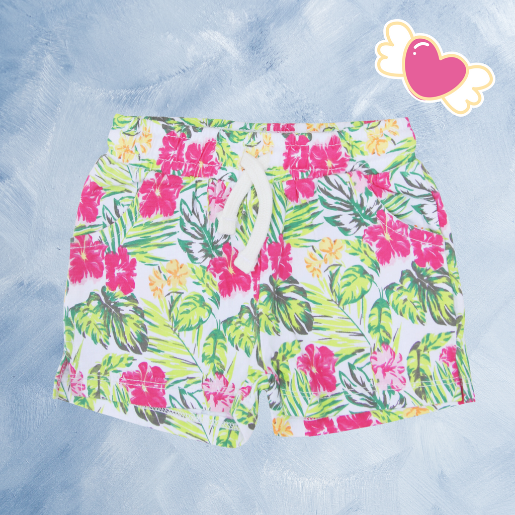 Minnie Minors / Girls Pure Cotton Summer Printed Shorts