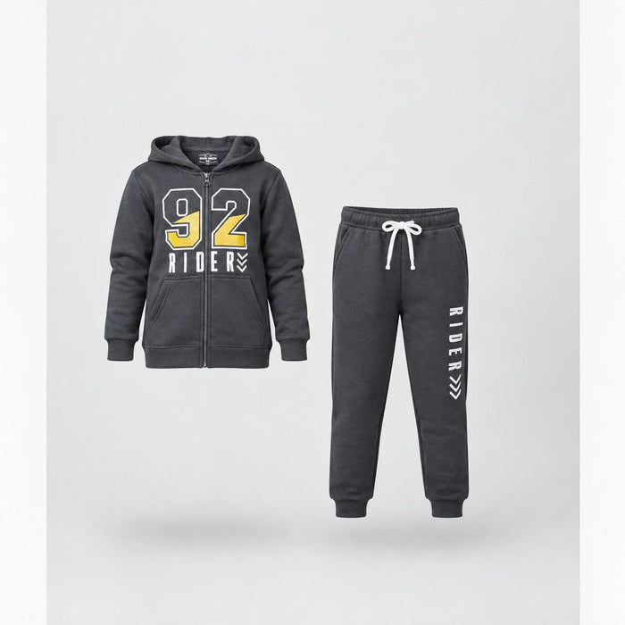 Minnie Minors 2 pc Set Dark Grey Hoodie-Jogger pants / 92 Rider Printed