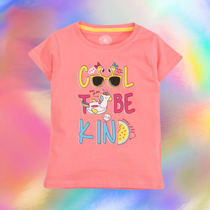 Minnie Craft / Girls soft stretchable printed T-shirt