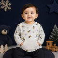 Minnie-Minors Unisex Infant Mickey-Mouse Printed Sweatshirt