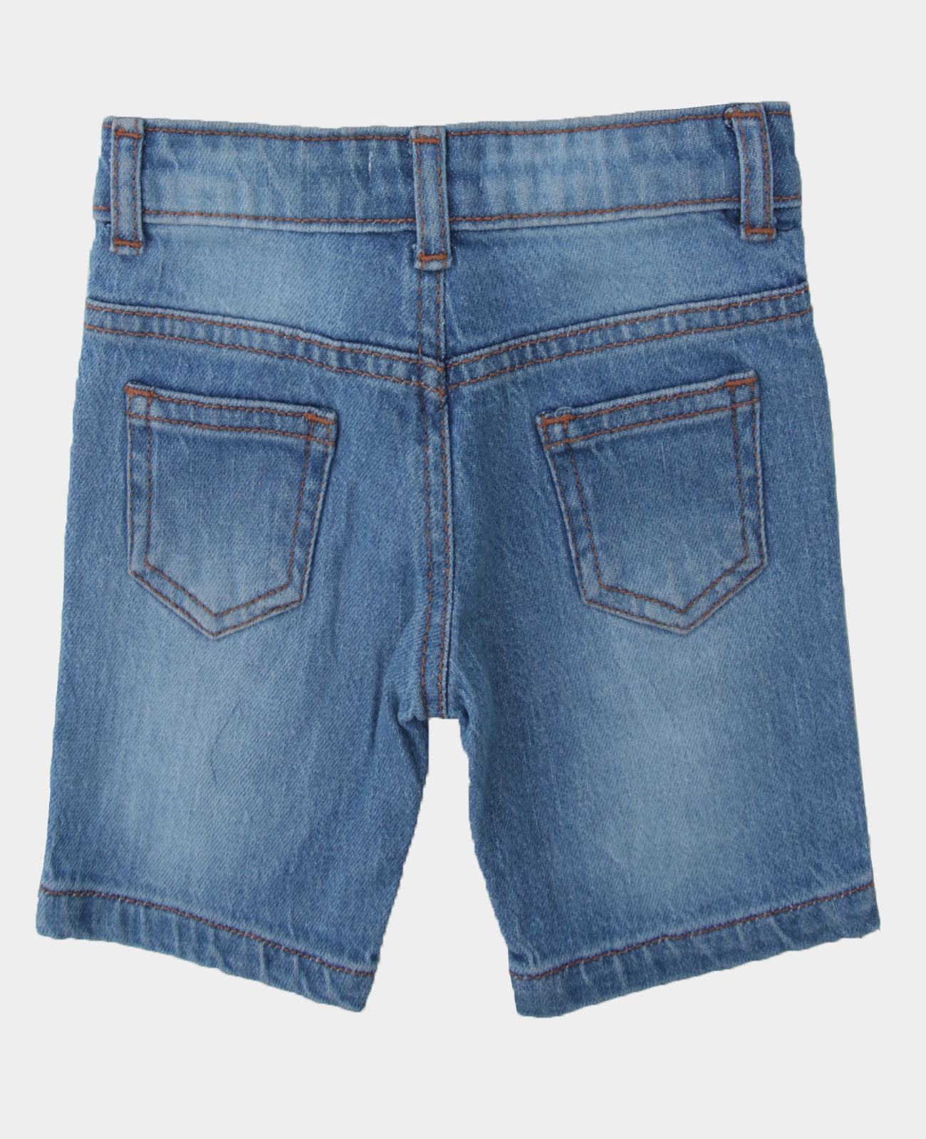 Minnie Minors (M.M) / Infants Unisex High Quality Faded Design Blue Jeans Shorts