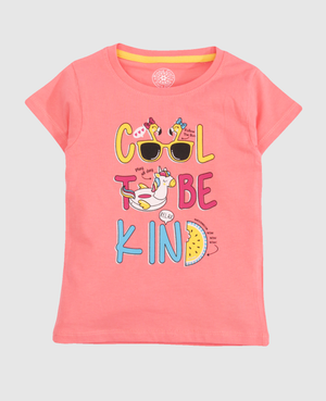 Minnie Craft / Girls soft stretchable printed T-shirt