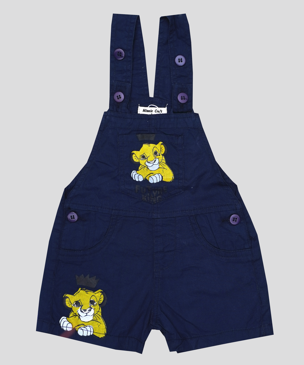 Minnie Craft Brand / Unisex Soft Summer cotton Dungaree/Romper lion king design