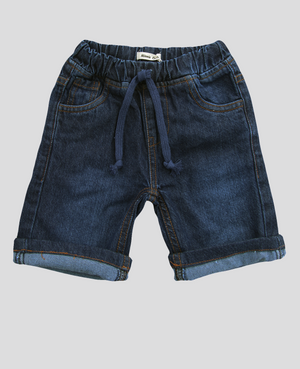 Minnie Craft / Boys Soft jeans Blue laces Long Shorts