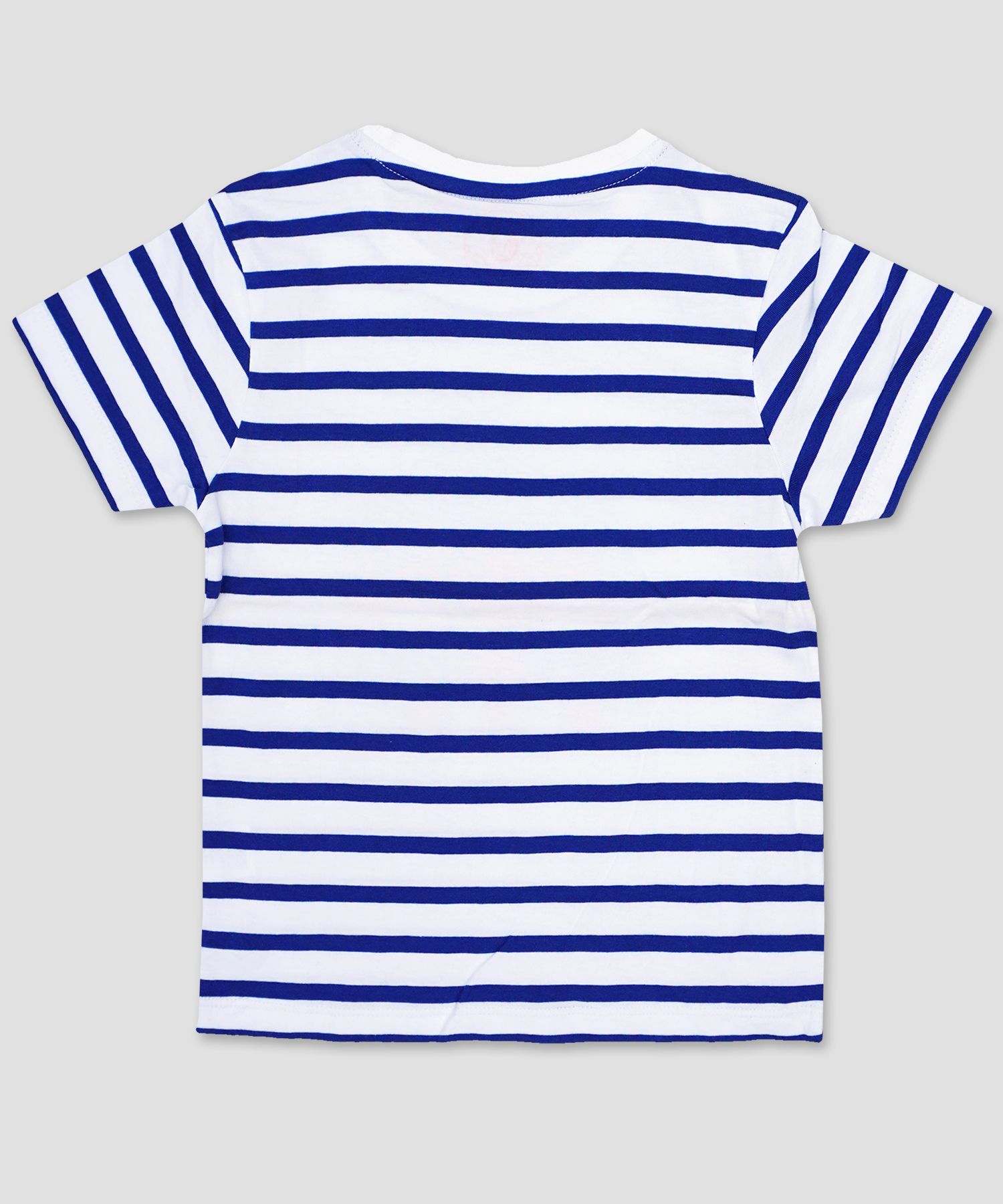 Minnie Craft / white & Blue stripes Surf Holidays design Cotton T-Shirt